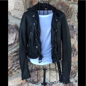 Free People Motorcycle Jacket